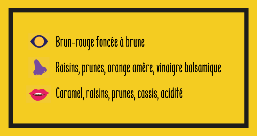 Caractéristiques à l'oeil, au nez et en bouche des bières de style Oud Bruin